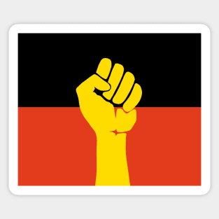 Black Power Fist - Aborigines Sticker